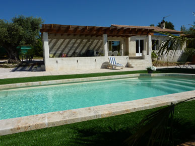 Terrasse de la villa